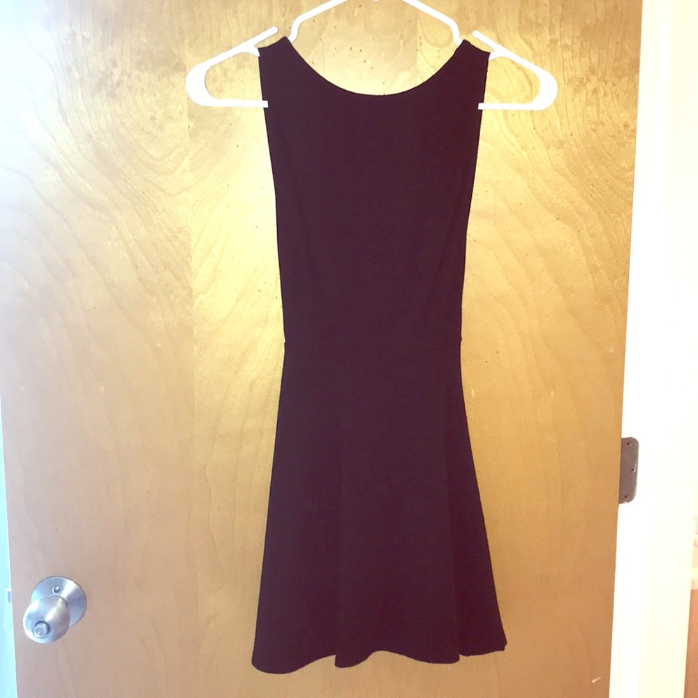 Super cute black mini dress!